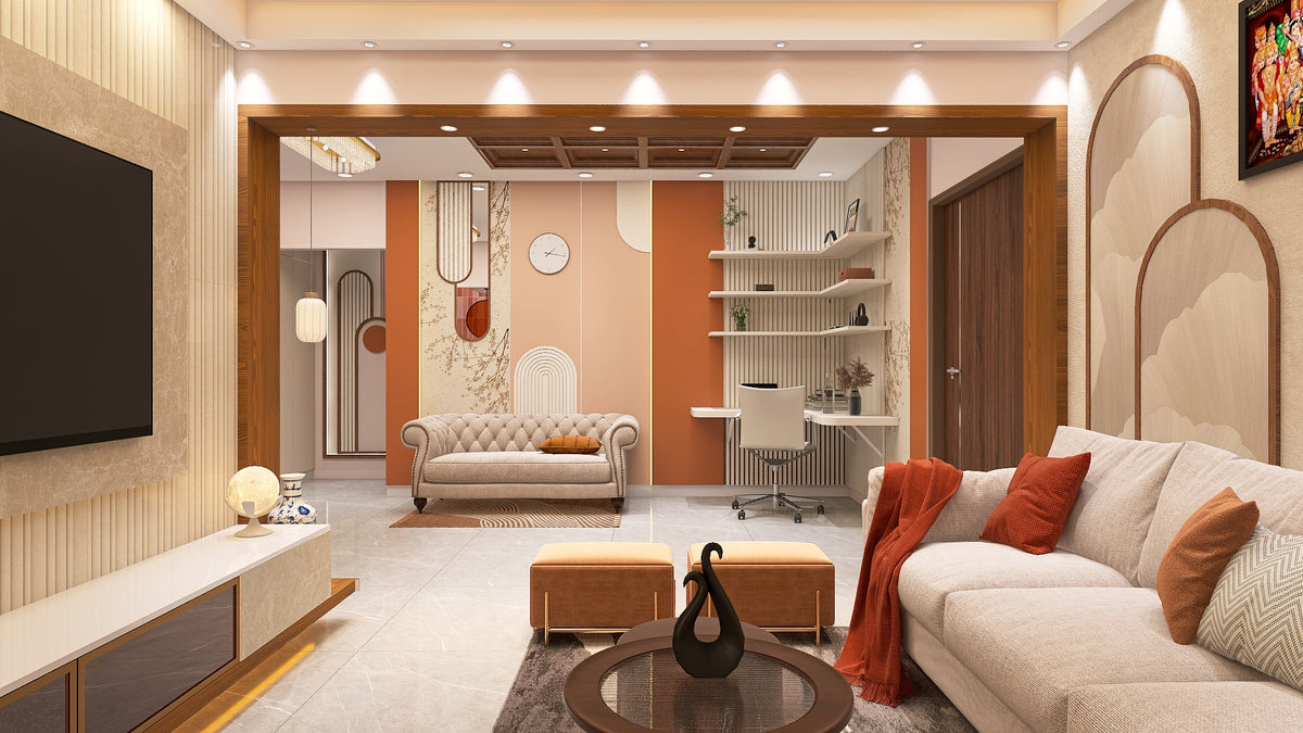 Designed interior 3D visualisation